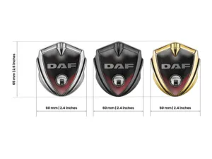 Daf Emblem Metal Badge Minimal Look Universal Style